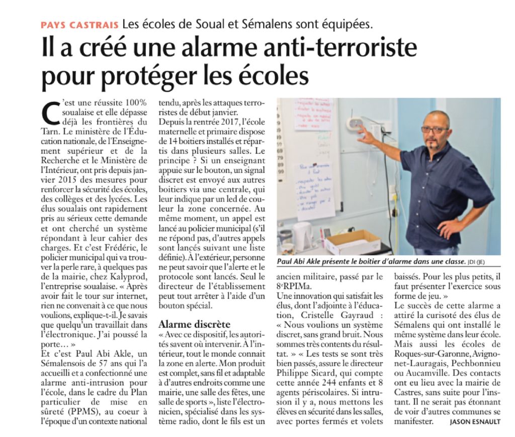 article Journal d'ici - Installation PPMS